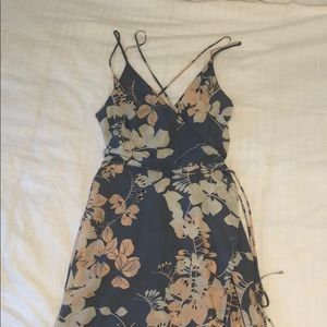 ASTR Floral Wrap Dress